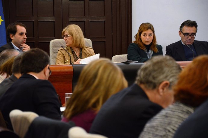La alcaldesa de Jerez y el delegado de Economía en el Pleno de los Presupuestos