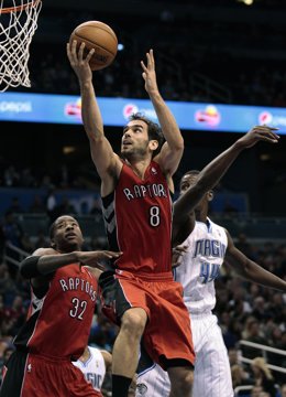Jose Manuel Calderón, Toronto Raptors, ante Orlando Magic