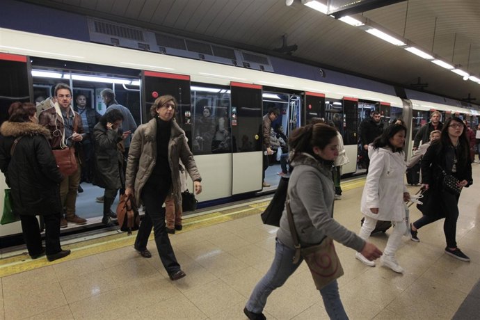 Paros del metro de Madrid