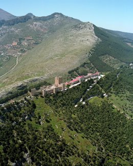 Vista aérea del Parador de Jaén