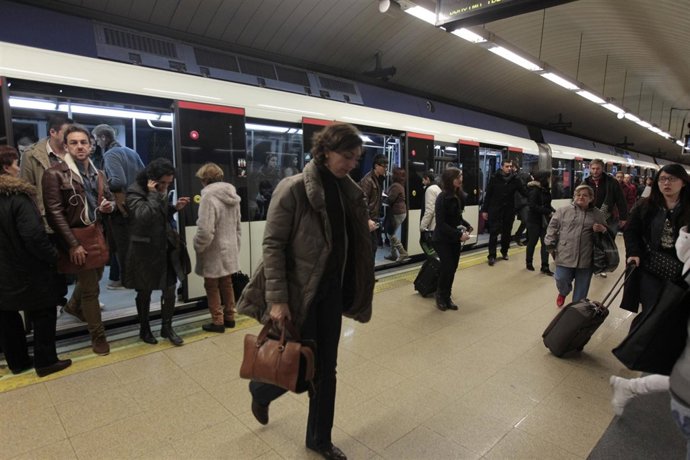 Paros del metro de Madrid