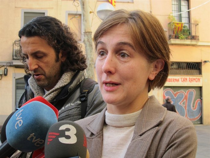 La portavoz de ICV-EUiA en el Parlament Dolors Camats