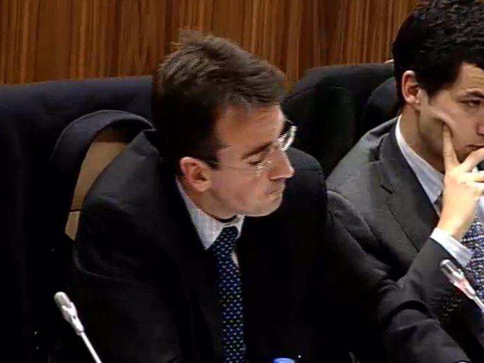 Miguel Ángel Recuenco, durante el último Pleno