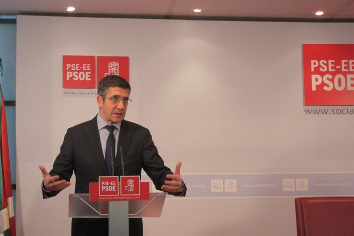 El secretario general del PSE, Patxi López