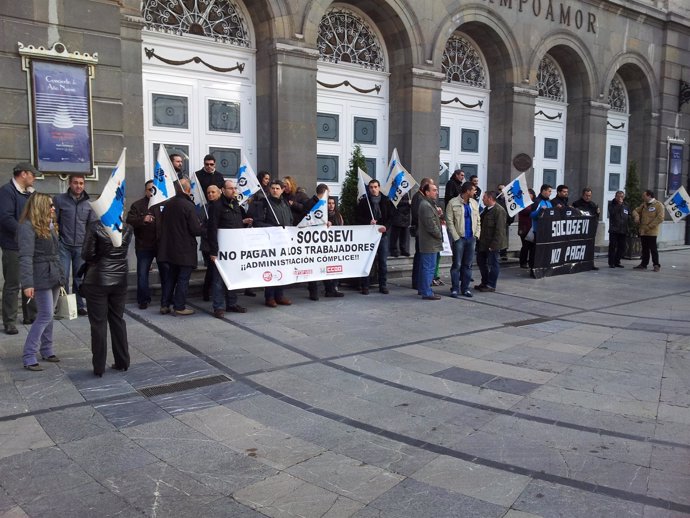 Protesta trabajadores Socosevi.
