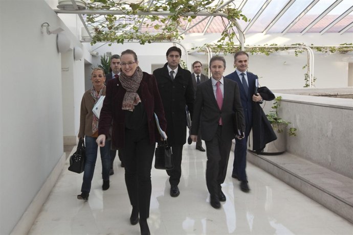 Leticia Díaz en el Parlamento presupuestos