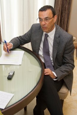 El secretario general del PSOE de Huelva, Ignacio Caraballo. 