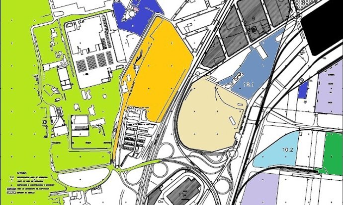 Plano modificación plan del Puerto, polígono Parayas