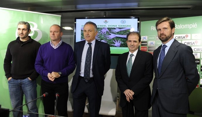 Betis Pepe Mel Rafa Gordillo campaña donación sangre