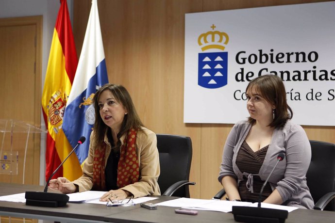 La consejera de Sanidad del Gobierno de Canarias, Brígida Mendoza