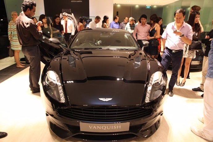 Concesionario de Aston Martin en Singapur