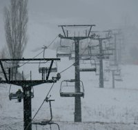 Finaliza el traslado de esquiadores hasta la base de la estación de Panticosa (Huesca)
