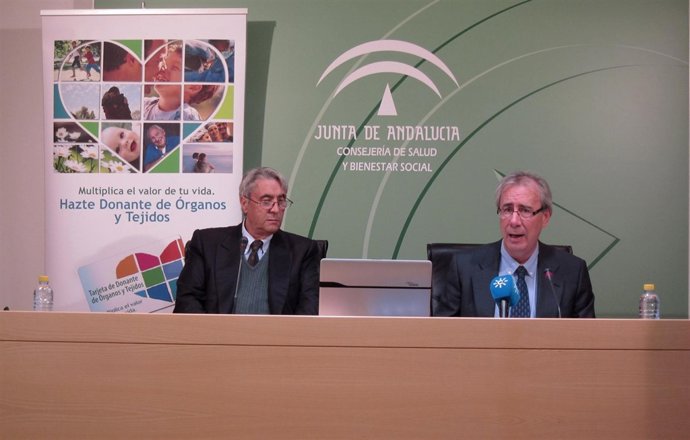 En la imagen, Manuel Rivero y Manuel Alonso