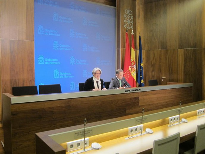Lourdes Goicoechea y Juan Luis Sánchez de Muniáin.