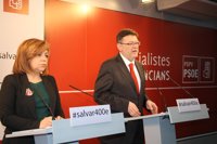 Valenciano sobre pactos con Bildu: "el PSOE no tiene una posicion de principio en contra de los pactos con nadie"