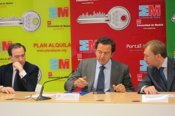 El consejero de Transportes, Infraestructuras y Vivienda, Pablo Cavero 