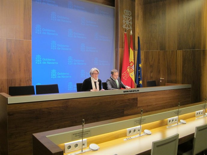 Lourdes Goicoechea y Juan Luis Sánchez de Muniáin.