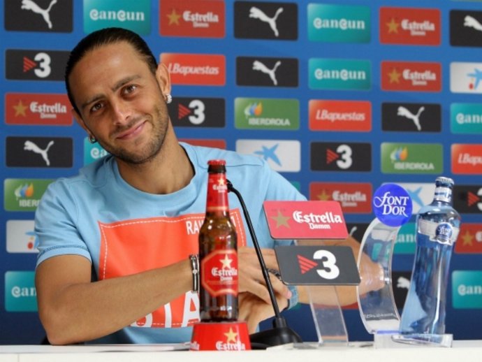 El delantero del RCD Espanyol Sergio García