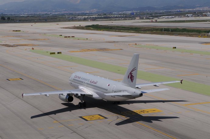 Avión de Qatar Airways