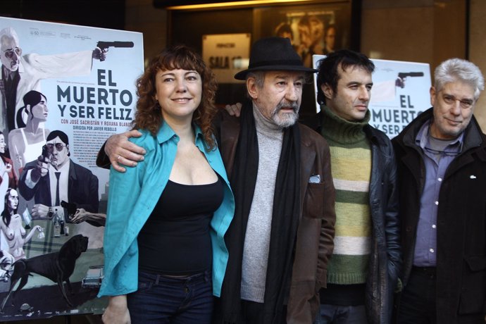 José Sacristan, Lola Mayo y Javier Rebollo