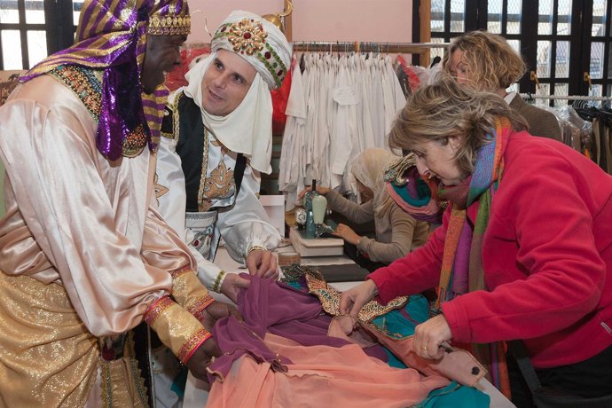 El emisario de los Reyes Magos ya está en Zaragoza preparando la cabalgata