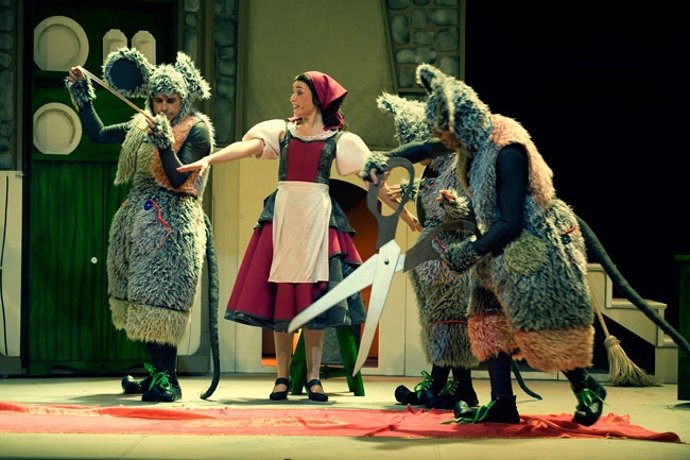 Escena del musical de La Cenicienta