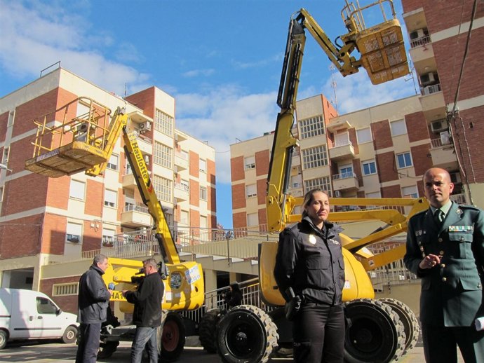 Imagen de dos de las máquinas intervenidas