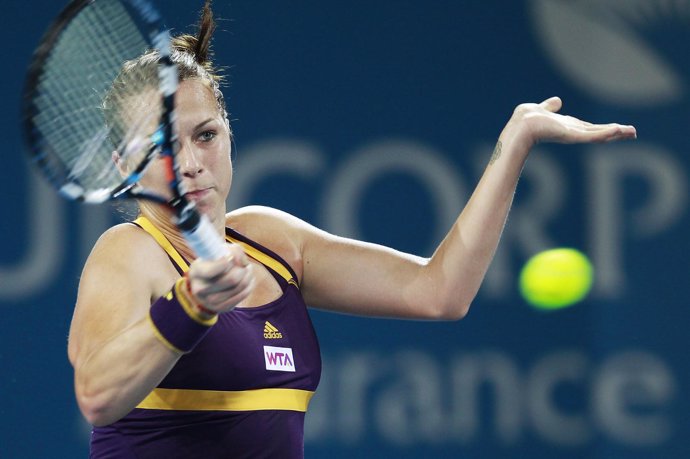 Anastasia Pavlyuchenkova, en el torneo de Brisbane