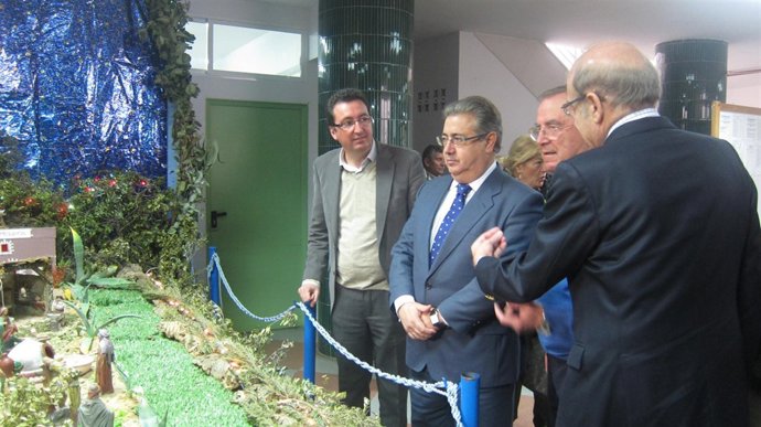 El presidente del PP-A, Juan Ignacio Zoido, en Huelva.