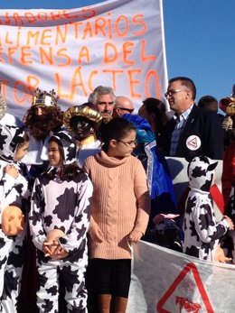 Concentración de los ganaderos de la provincia de Córdoba