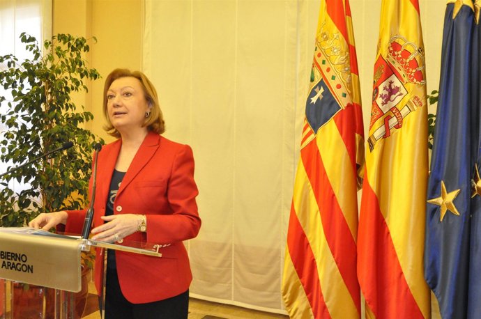 La presidenta del Gobierno de Aragón, Luisa Fernanda Rudi.
