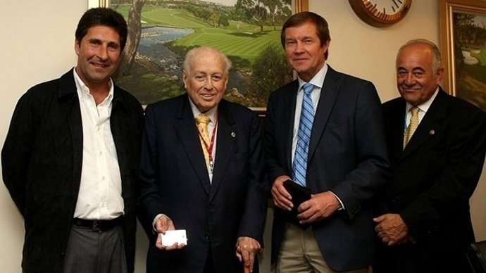 Olazabal con Jaime Ortiz-Patiño