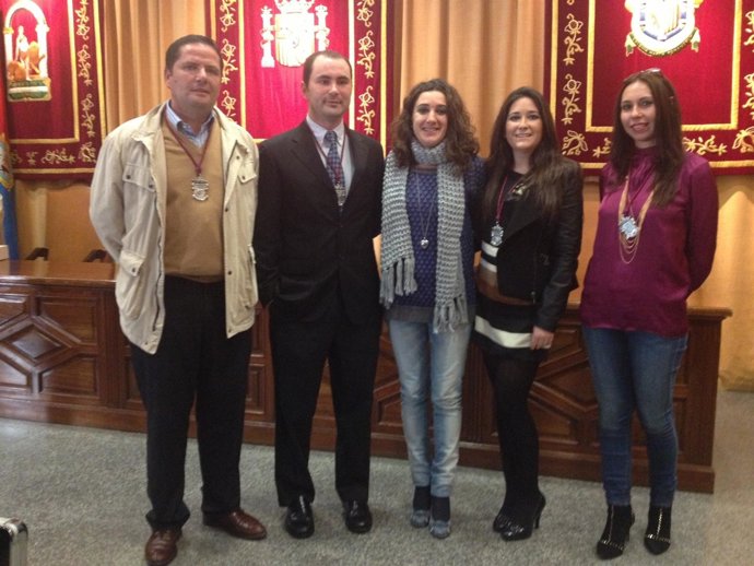 El nuevo grupo municipal del PP.