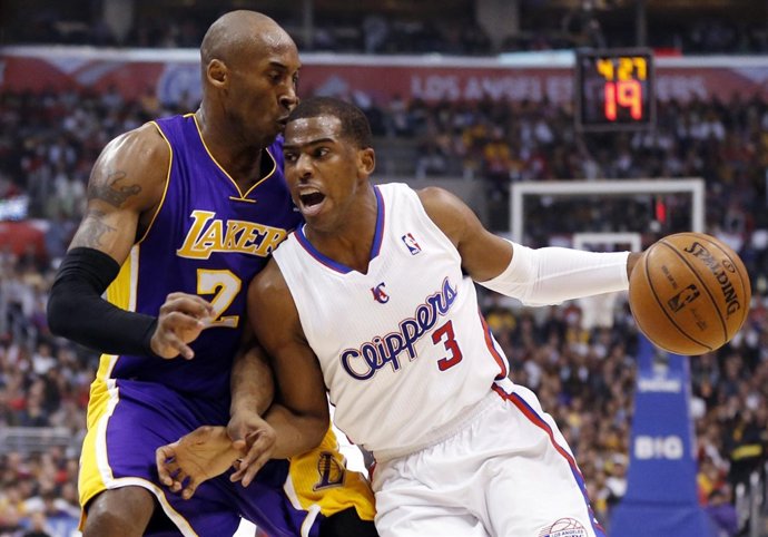 Chris Paul y Kobe Bryant