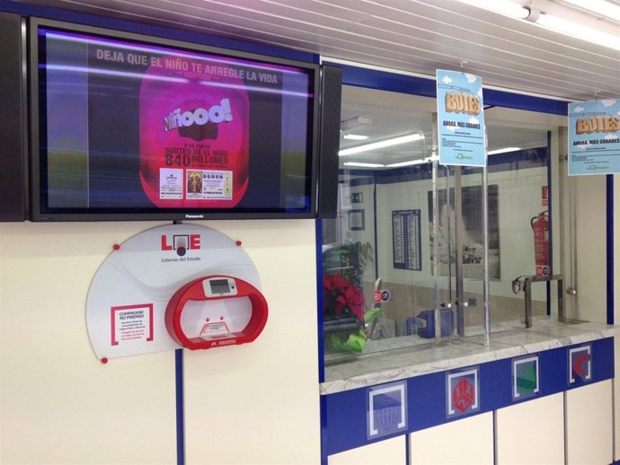 Una administración de lotería en Santader 