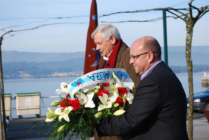Guillerme Vázquez en el acto homenaje a Castelao