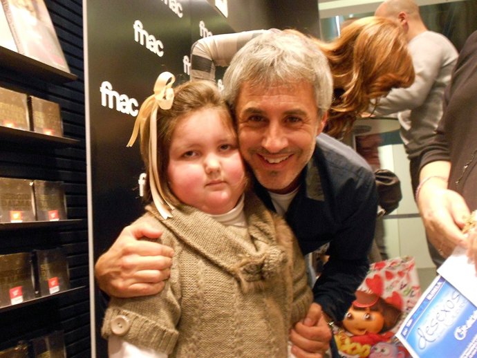 Sergio Dalma, con la niña