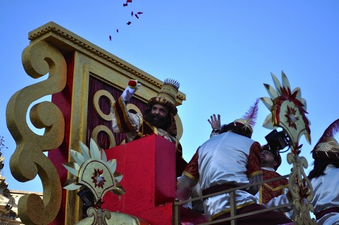 Jose Luis Escañuela ejerce de Rey Gaspar