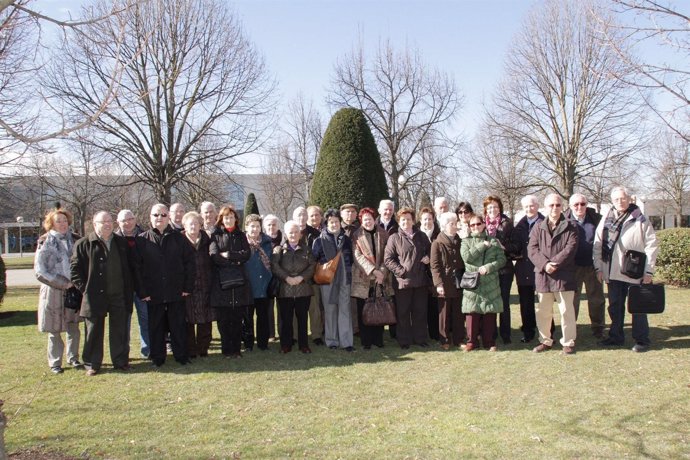 La Asociación de Jubilados de Iturrama visitó la UPNA en febrero de 2012.