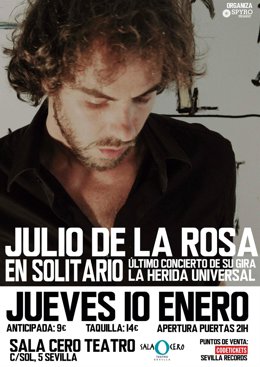 Julio de la Rosa visita la Sala Cero eel 10 de enero