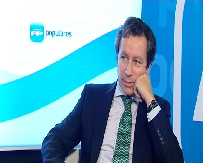 El vicesecretario de Organización y Electoral del PP, Carlos Floriano,