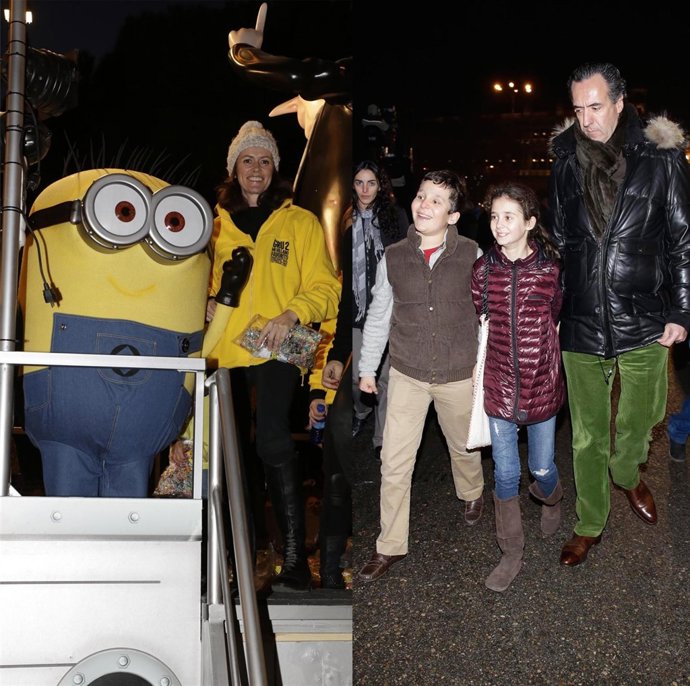 Montaje Nuria March y Marichalar con hijos