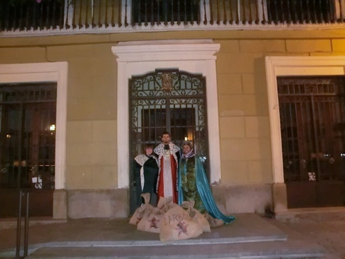 Carbón en el Ayuntamiento de Cieza