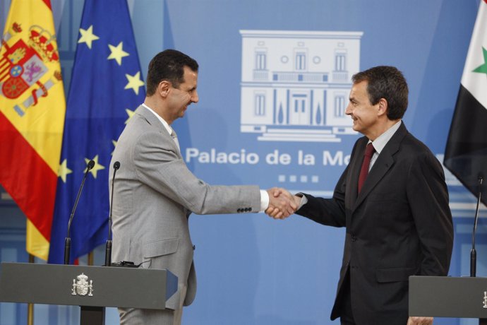 Zapatero se reúne con el presidente de Siria
