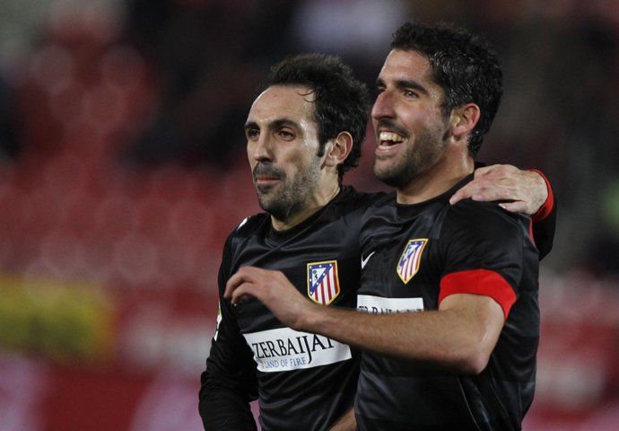 Raúl García y Juanfran, del Atlético de Madrid
