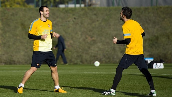 Entrenamiento del FC Barcelona 
