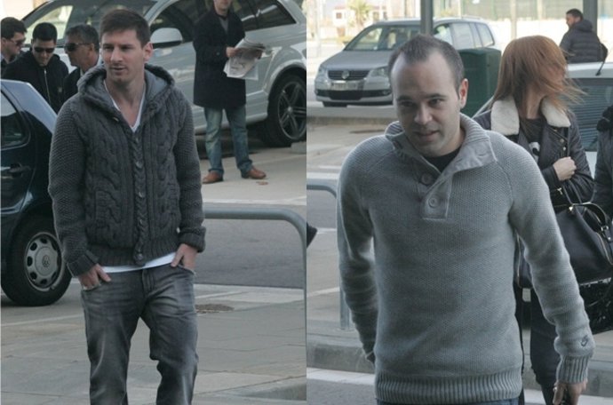Messi e Iniesta