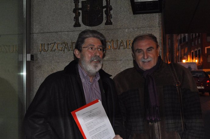 Adolfo Barrena y Félix Rubio, de IU-Aragón.