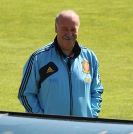Vicente Del Bosque Entrenamiento Selección Española
