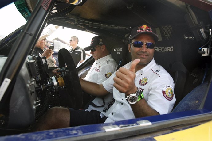 Nasser Al-Attiyah, en el Rally Dakar